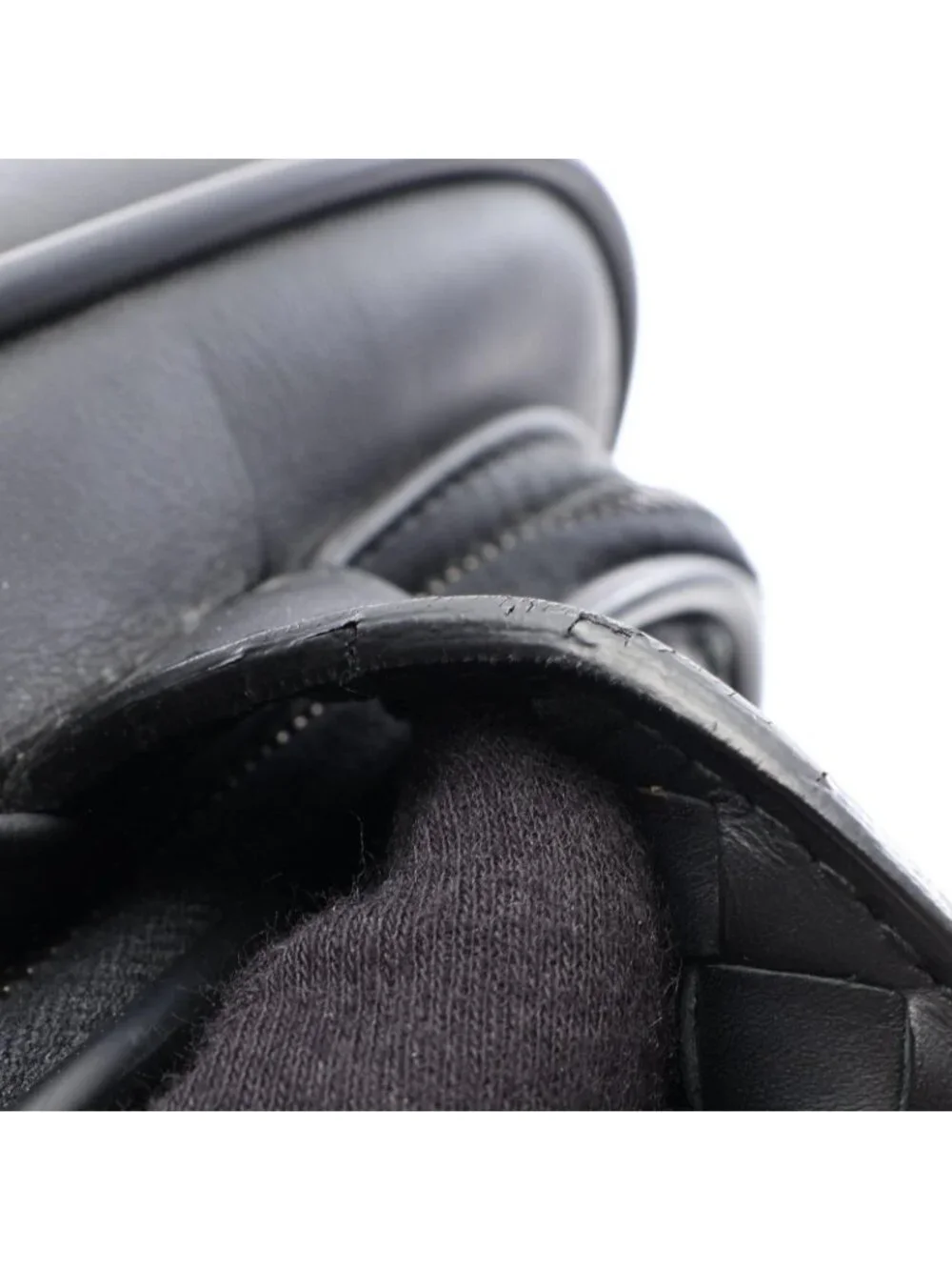Bottega Veneta Business Intrecciato Black Leather Briefcase